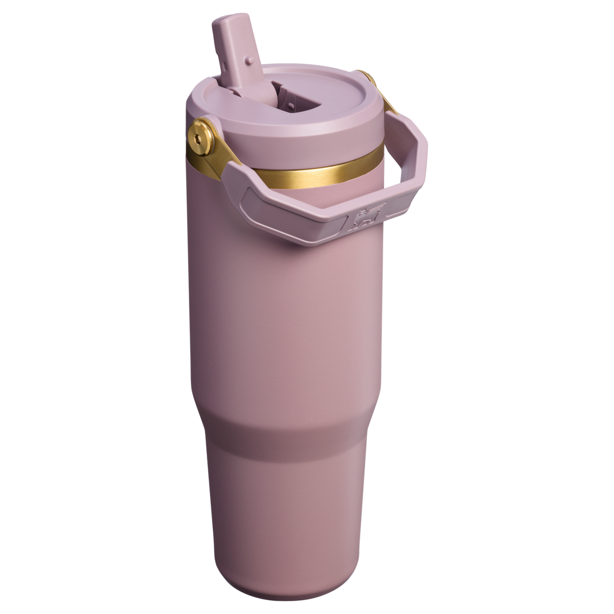 Stanley 30 Oz IceFlow flip straw stainless steel water bottle in Cashmere pink1