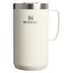 Stanley 24 OZ Everyday Camp Insulated Mug In Cream Gloss White