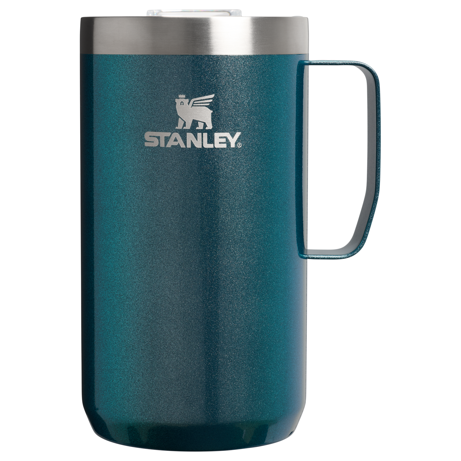 Stanley Everyday Camp Mug In Ponderosa Shimmer Blue