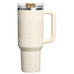 Stanley 40 OZ Quencher ProTour Flip Straw Tumbler In Cream Fade White
