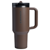 The Stanley Quencher ProTour Flip Straw Insulated Tumbler 40 OZ Cup In Espresso Brown